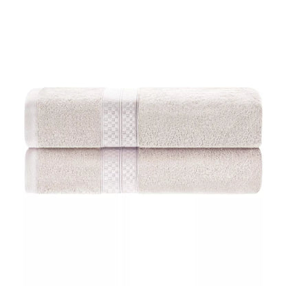 Plush and Absorbent Rayon from Bamboo and Cotton 2-Piece 30" X 54"  Towel Set by Blue Nile Mills