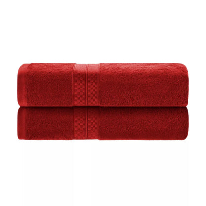 Plush and Absorbent Rayon from Bamboo and Cotton 2-Piece 30" X 54"  Towel Set by Blue Nile Mills