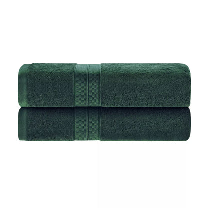 Plush and Absorbent Rayon from Bamboo and Cotton 2-Piece 30" X 54"  Towel Set by Blue Nile Mills