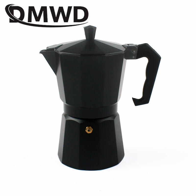 300/600Ml Stovetop Italian Moka Espresso Aluminum Geyser Coffee Maker Mocha Kettle Latte Percolator Pot Filter Cafetiere Pitcher