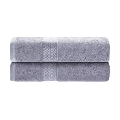 Plush and Absorbent Rayon from Bamboo and Cotton 2-Piece 30" X 54"  Towel Set by Blue Nile Mills