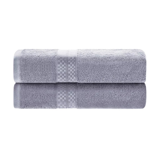 Plush and Absorbent Rayon from Bamboo and Cotton 2-Piece 30" X 54"  Towel Set by Blue Nile Mills
