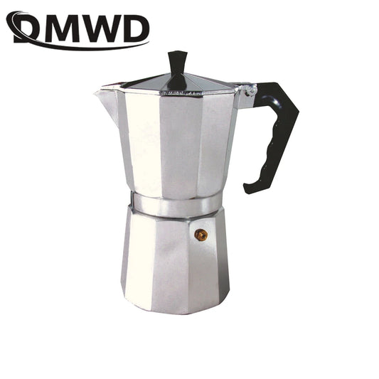 300/600Ml Stovetop Italian Moka Espresso Aluminum Geyser Coffee Maker Mocha Kettle Latte Percolator Pot Filter Cafetiere Pitcher