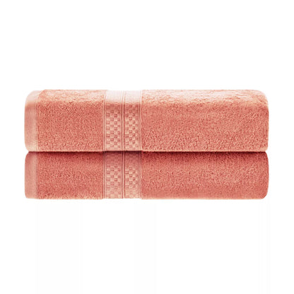 Plush and Absorbent Rayon from Bamboo and Cotton 2-Piece 30" X 54"  Towel Set by Blue Nile Mills