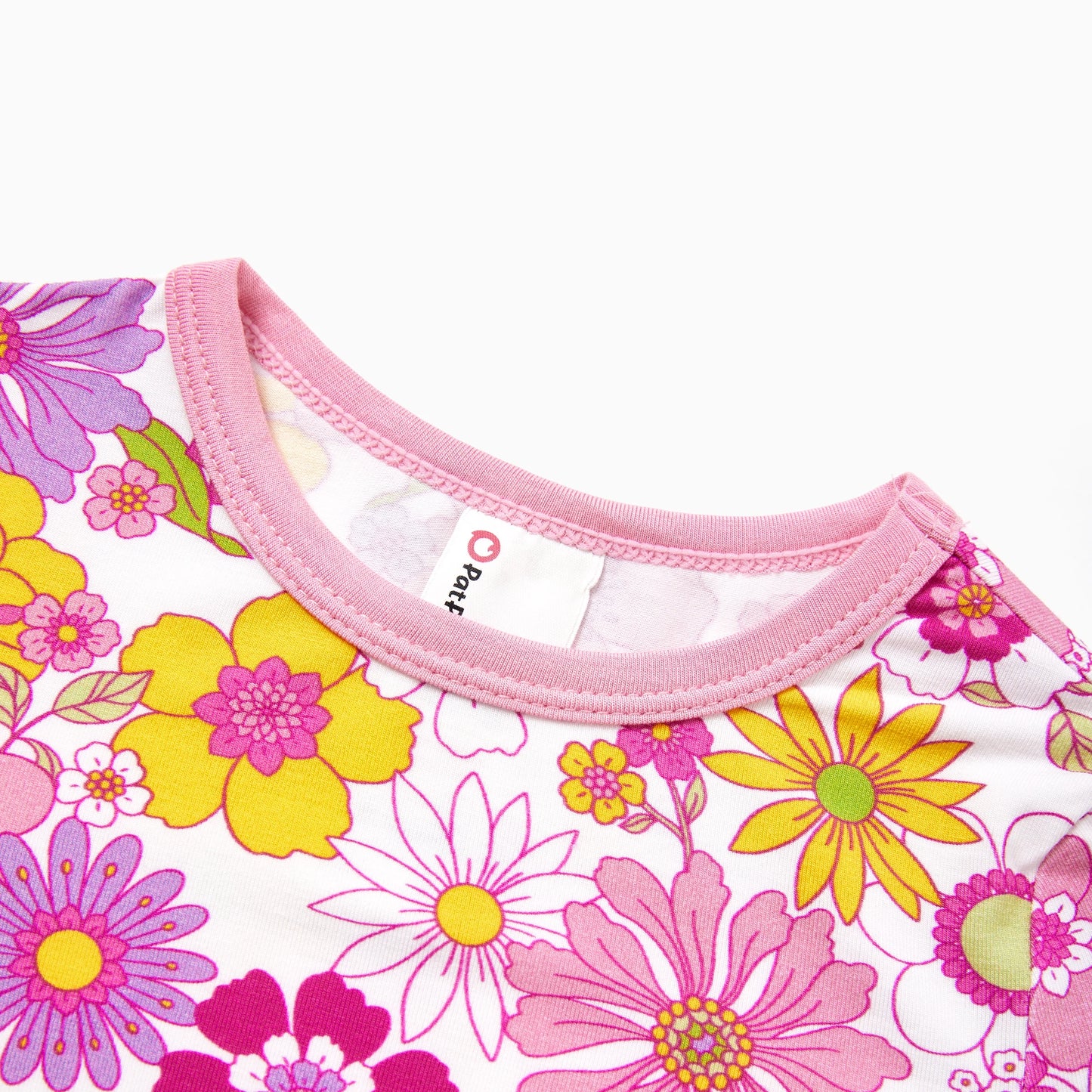 Toddler Girls Pajamas Viscose from Bamboo Kids 2-Piece Pj Set Gifts Short Sleeve Tops Pants Snug Sleepwear Sizes 5T