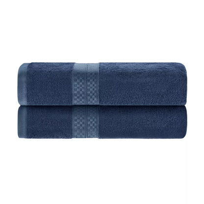 Plush and Absorbent Rayon from Bamboo and Cotton 2-Piece 30" X 54"  Towel Set by Blue Nile Mills